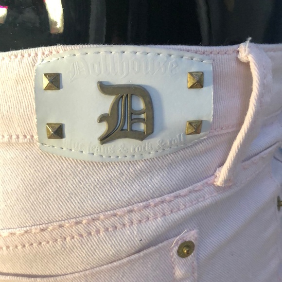 Pink jeans DOLLHOUSE Y2k style - Picture 3 of 3